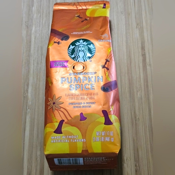 Oops! Drank It!!  17oz. Starbucks Limited Edition Pumpkin Spice Ground Coffee - Picture 3 of 7